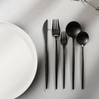 Matte Black / Set for 4 persons (20 pieces)