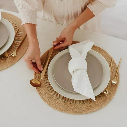 Elegant Gold Stainless Steel Flatware Set – 24-Piece Service for 6 | Dishwasher Safe