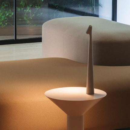 Modern LED Candle-Style Table Lamp – Dimmable & Wireless | Elegant Ambient Lighting