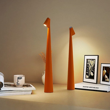 Modern LED Candle-Style Table Lamp – Dimmable & Wireless | Elegant Ambient Lighting