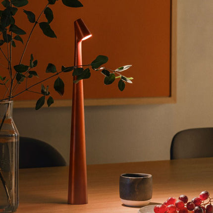 Modern LED Candle-Style Table Lamp – Dimmable & Wireless | Elegant Ambient Lighting
