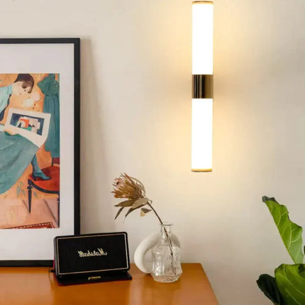 Minimalist LED Wall Light 31"–39" – Modern Scandinavian Wall Lamp for Home Decor & Ambient Lighting