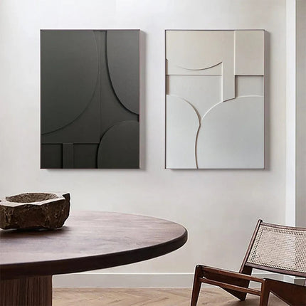 Modern Geometric Wall Art Canvas – Minimalist Abstract Home Décor for Living Room & Bedroom