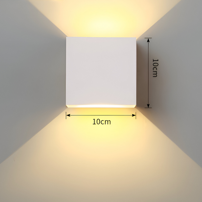Modern Rechargeable LED Wall Sconce – Up & Down Lighting for Living Room, Hallway, and Bedroom