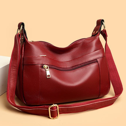 Women’s Leather Shoulder Bag – Spacious & Stylish Vegan Leather Handbag