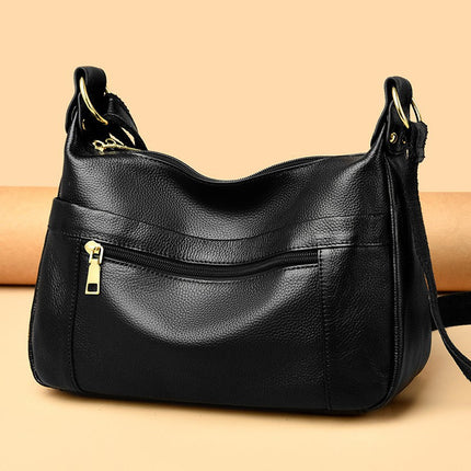 Women’s Leather Shoulder Bag – Spacious & Stylish Vegan Leather Handbag