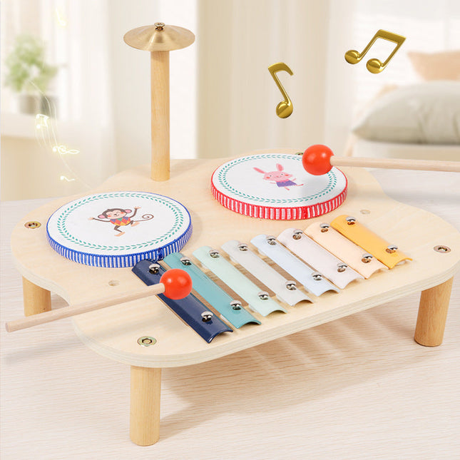 Children’s Drum Set – First Musical Discovery Toy for Toddlers – Interactive Sound Effects, Educational Play, Safe & Non-Toxic Materials