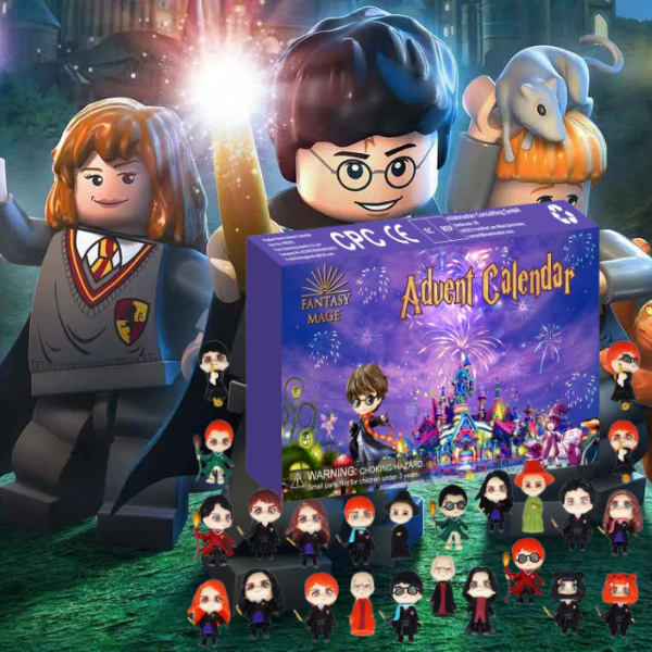 Harry Potter 2025 Advent Calendar – 24 Magical Mini Figures for Kids & Collectors
