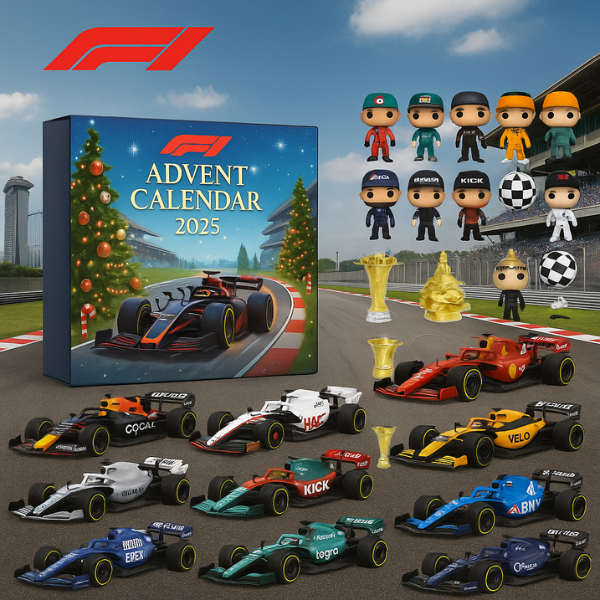 F1 Advent Calendar 2025 – 24 Formula 1 Cars & Driver Surprises for Racing Fans