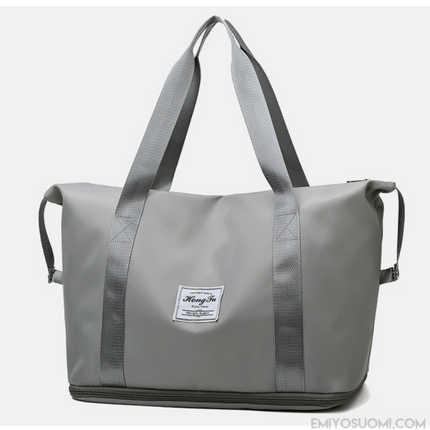 Foldable Waterproof Weekender Travel Bag – Lightweight Carry-On Duffel with Luggage Sleeve