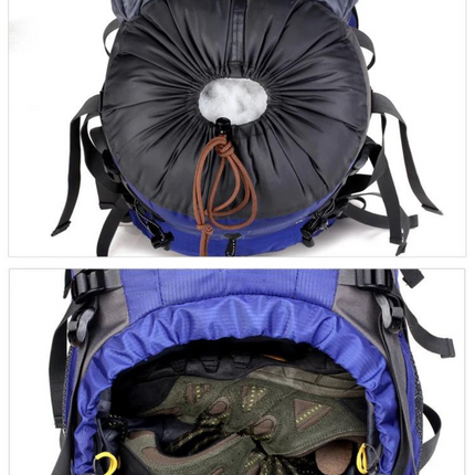 Waterproof 50L Outdoor Hiking Backpack – Durable, Spacious, and Weather-Resistant