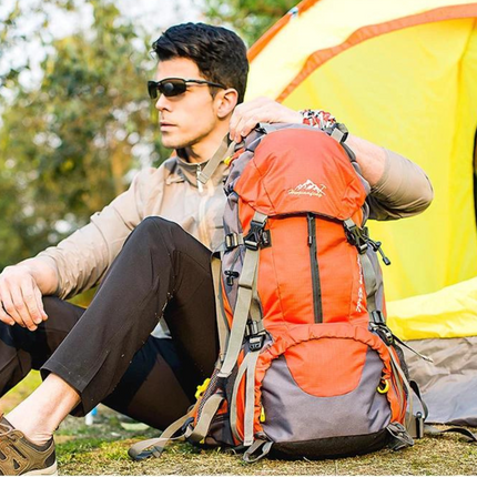 Waterproof 50L Outdoor Hiking Backpack – Durable, Spacious, and Weather-Resistant