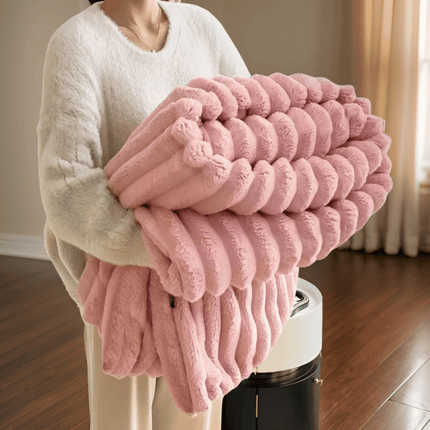 Ultra Soft Cozy Fleece Blanket – Warm Throw for Sofa, Bed & Living Room