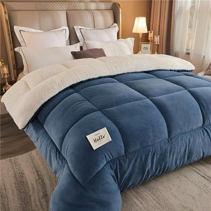 Fleece Comforter Sherpa Fleece Blanket – Ultra-Soft Velvet Throw for Cozy Fall & Winter Nights