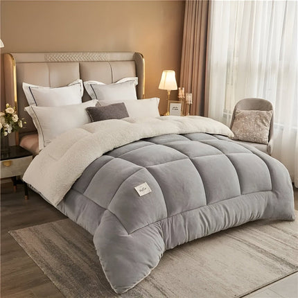 Fleece Comforter Sherpa Fleece Blanket – Ultra-Soft Velvet Throw for Cozy Fall & Winter Nights