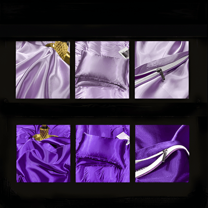 Premium Mulberry Silk Bedding Set – 100% Natural Mulberry Silk Duvet Cover with 2 Pillowcases – Hypoallergenic, Breathable, Temperature-Regulating, and Skin-Friendly