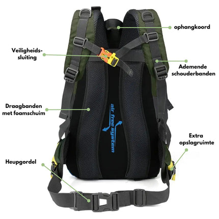 40L Waterproof Hiking Backpack – Lightweight, Durable, & Comfortable for Outdoor Adventures