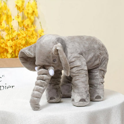Super Soft Plush Elephant – Cuddly Grey Stuffed Animal Toy, Safe Gift for Babies & Kids