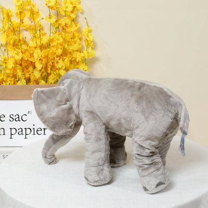 Super Soft Plush Elephant – Cuddly Grey Stuffed Animal Toy, Safe Gift for Babies & Kids