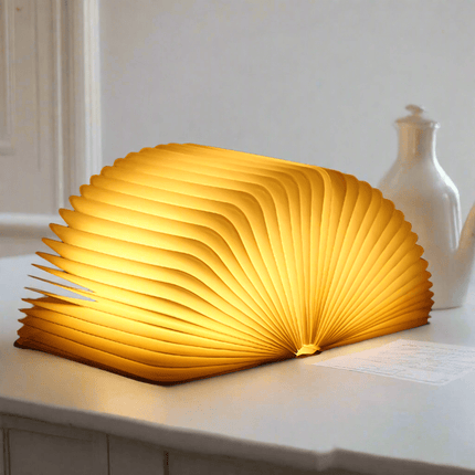 Rechargeable Folding Book Lamp – Magical LED Table Light for Cozy Home Décor