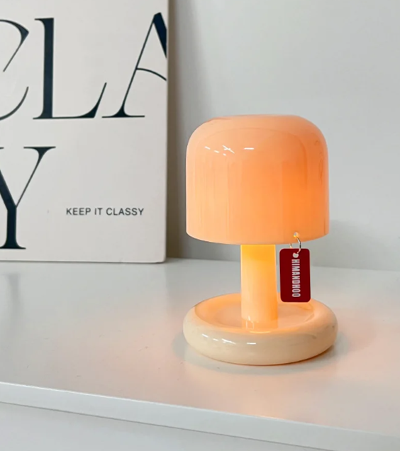 Wireless Mini LED Table Lamp – Rechargeable Ambient Light for Home Decor