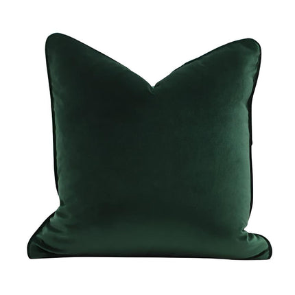 Luxury Velvet Cushion Cover – Soft Flannel Decorative Throw Pillow for Sofa, Bed, or Chair – Available in Multiple Colors