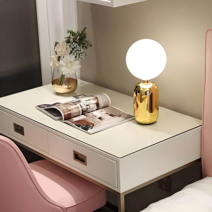 Modern Ring LED Table Lamp 12W – Floating Halo Light Effect, Minimalist Home Decor Accent 12" x 12"