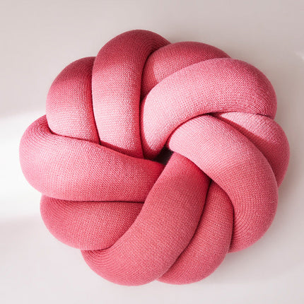 SnugKnot Cotton Knot Pillow – Handmade Decorative Throw Cushion for Sofa, Bed & Nursery