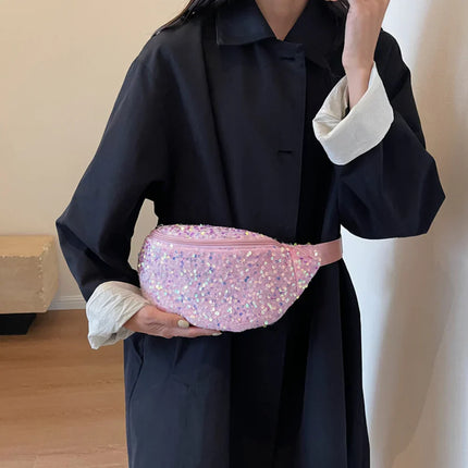 Trendy Crossbody Fanny Pack with Vibrant Print – Adjustable Waist Bag for Daily Use & Festivals