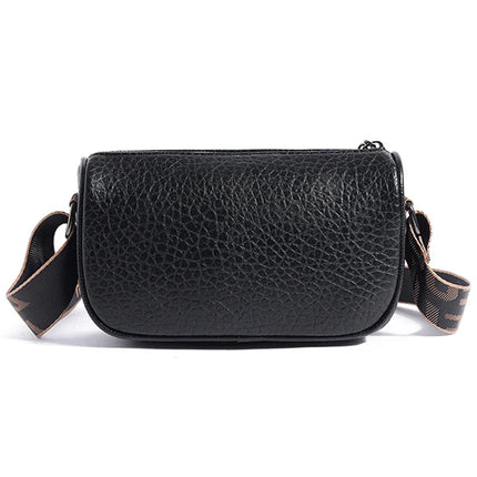 Stylish Women’s Crossbody Bag – PU Leather Compact Shoulder Purse in Black or Beige