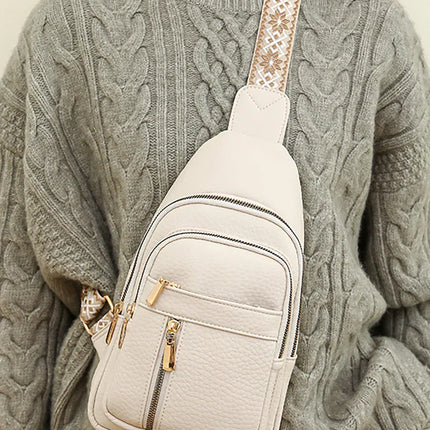 Trendy Crossbody Sling Bag – Adjustable Strap, Multiple Pockets, Stylish & Practical