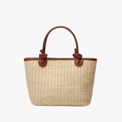 Alaia Woven Straw Summer Tote – Stylish & Spacious Beach Bag