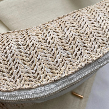 Raffia Crossbody Bum Bag – Lightweight, Adjustable & Stylish for Summer