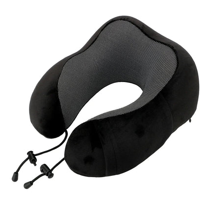 Ergonomic Memory Foam Travel Neck Pillow – Comfortable Support for Airplane, Car & Train Journeys