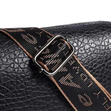 Stylish Women’s Crossbody Bag – PU Leather Compact Shoulder Purse in Black or Beige