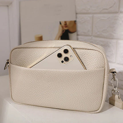 Beige Shoulder Bag for Women – Compact, Stylish & Practical Everyday Handbag