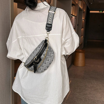 Boho Patchwork Crossbody Bag – Colorful Hippie Festival Sling Purse