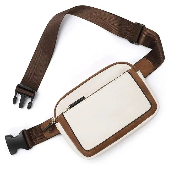 Minimalist Canvas Waist Belt Bag – Durable Crossbody Fanny Pack for Everyday Essentials