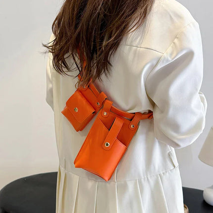 Mini Crossbody Phone Wallet – Compact Leather Purse with Adjustable Strap – Ideal for Travel, Festivals & Daily Use