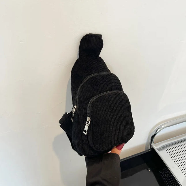 Plush Teddy Crossbody Bag for Women – Soft Fleece Belt Bag with Adjustable Strap – Cozy Winter Accessory