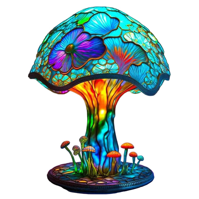 Colorful Mushroom Table Lamp – USB LED Night Light for Bedroom, Desk & Home Décor