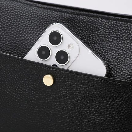 Stylish Women's Shoulder Bag with Wide Strap – Versatile Crossbody Purse with Spacious Compartments