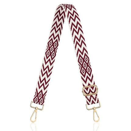 Adjustable Handbag Strap – Stylish Replacement Purse Strap with Metal Hooks