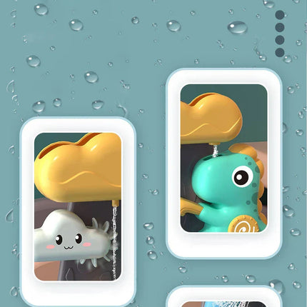 Dinosaur Bath Toy for Toddlers – BPA-Free Water Play Toy with Suction Cups – Engaging Dino-Themed Bathtub Fun