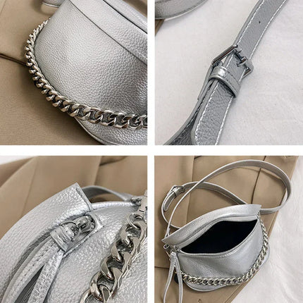Trendy Chain Strap Crossbody Belt Bag – Chic & Practical Waist Bag for Women