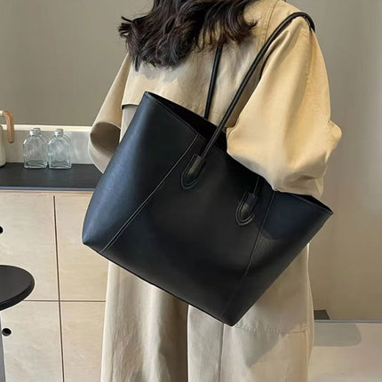 Leather Shopper Tote Bag – Stylish, Spacious & Durable for Work & Travel