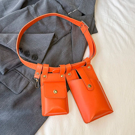 Mini Crossbody Phone Wallet – Compact Leather Purse with Adjustable Strap – Ideal for Travel, Festivals & Daily Use