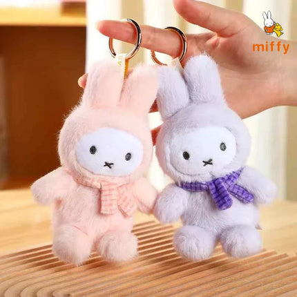 Cute Miffy Plush Toy – Kawaii Macaron Series Soft Pastel Stuffed Bunny