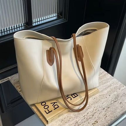 Leather Shopper Tote Bag – Stylish, Spacious & Durable for Work & Travel