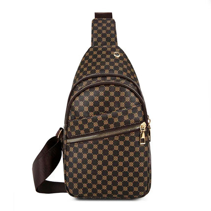 Luxe Checkered Crossbody Belt Bag – Stylish Plaid Fanny Pack with Adjustable Strap for Women